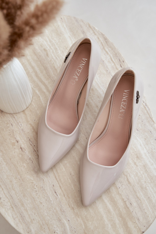 Ballerine verniciate Vinceza 62328 grigie