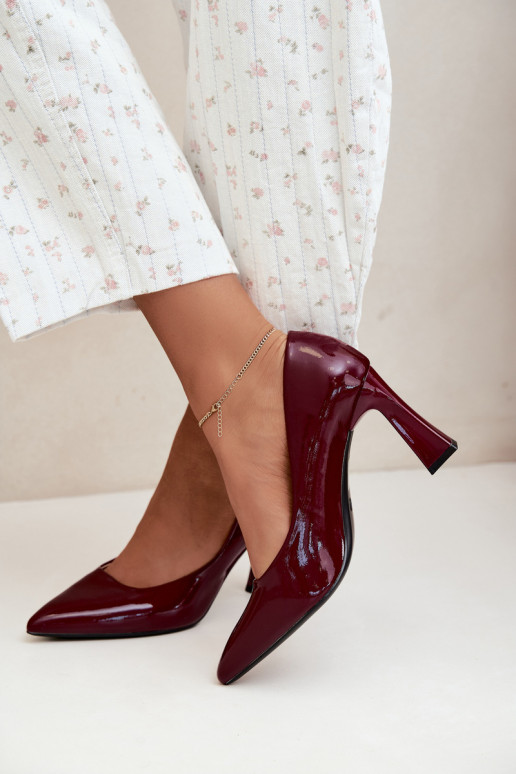 Ballerine verniciate Vinceza 62328 bordeaux