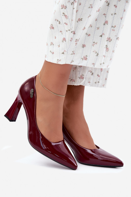 Ballerine verniciate Vinceza 62328 bordeaux