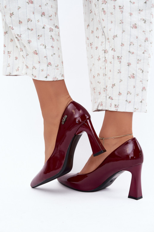 Ballerine verniciate Vinceza 62328 bordeaux