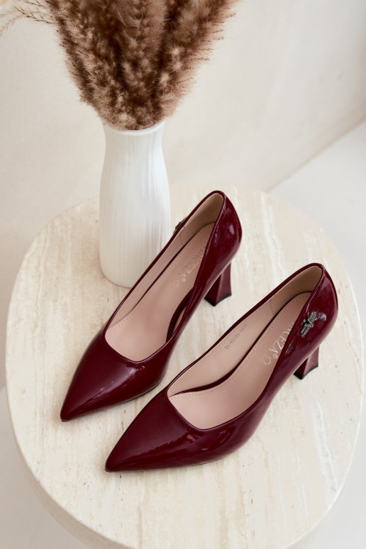Ballerine verniciate Vinceza 62328 bordeaux