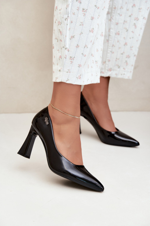 Ballerine verniciate Vinceza 62328 nere