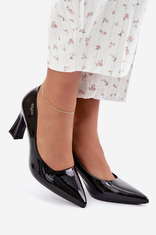 Ballerine verniciate Vinceza 62328 nere
