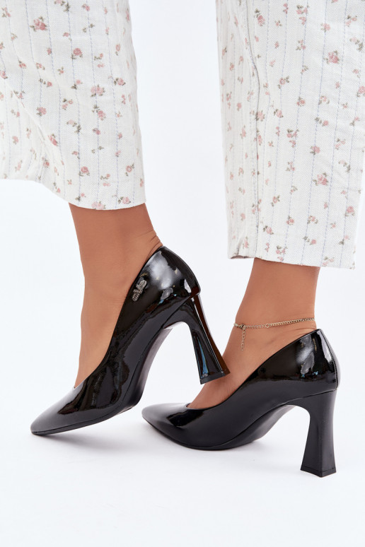 Ballerine verniciate Vinceza 62328 nere