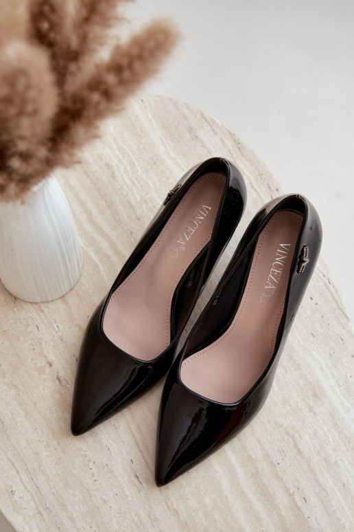 Ballerine verniciate Vinceza 62328 nere