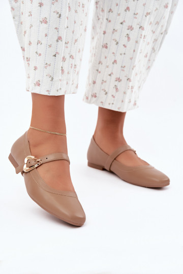 ballet flats con fibbie e cuori in sabbia Relsa 2