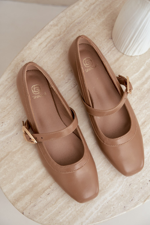 ballet flats con fibbie e cuori in sabbia Relsa