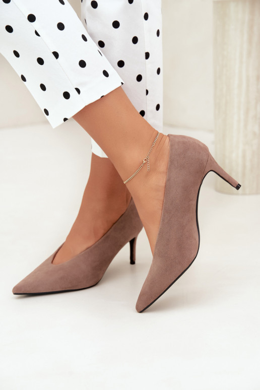 scarpe in camoscio da donna in sabbia Brenya