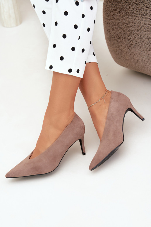 scarpe in camoscio da donna in sabbia Brenya