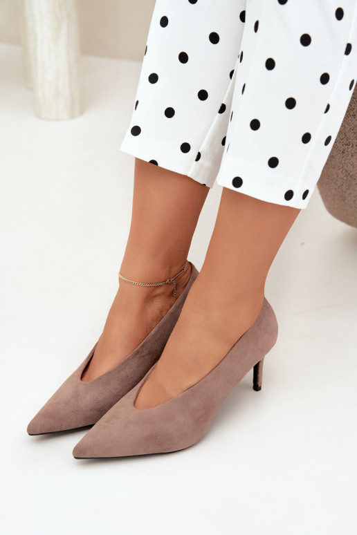 scarpe in camoscio da donna in sabbia Brenya