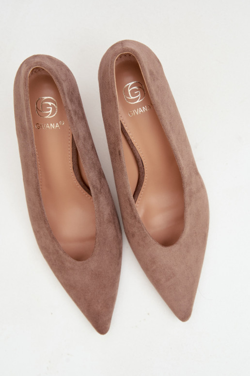 scarpe in camoscio da donna in sabbia Brenya