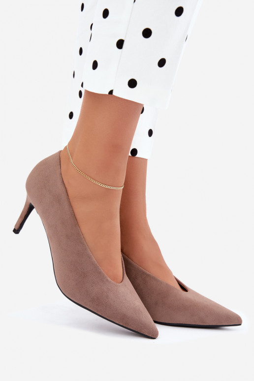 scarpe in camoscio da donna in sabbia Brenya