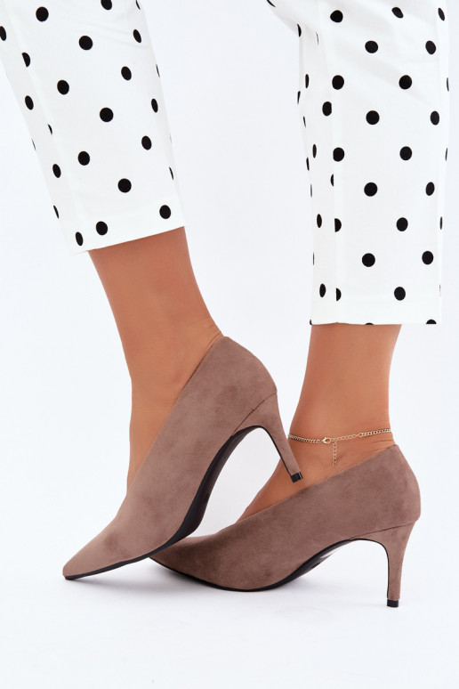 scarpe in camoscio da donna in sabbia Brenya