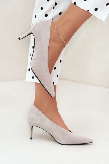 scarpe in camoscio da donna in grigio Brenya