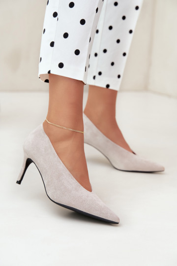 scarpe in camoscio da donna in grigio Brenya 2