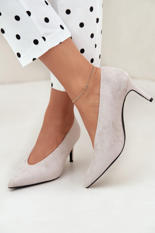 scarpe in camoscio da donna in grigio Brenya