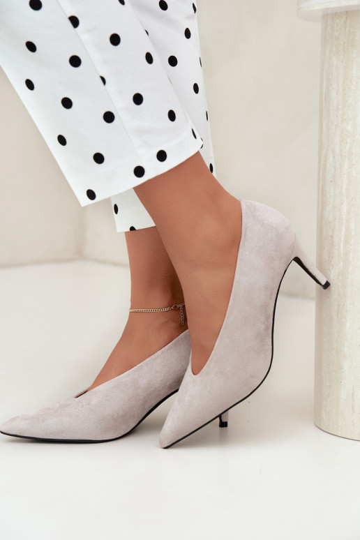 scarpe in camoscio da donna in grigio Brenya