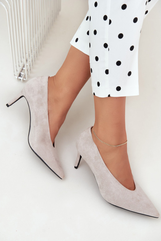scarpe in camoscio da donna in grigio Brenya