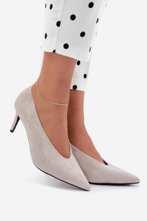 scarpe in camoscio da donna in grigio Brenya