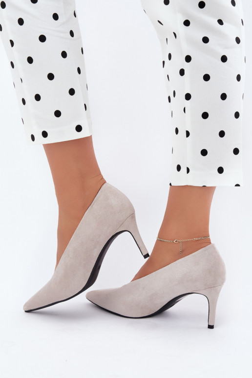 scarpe in camoscio da donna in grigio Brenya