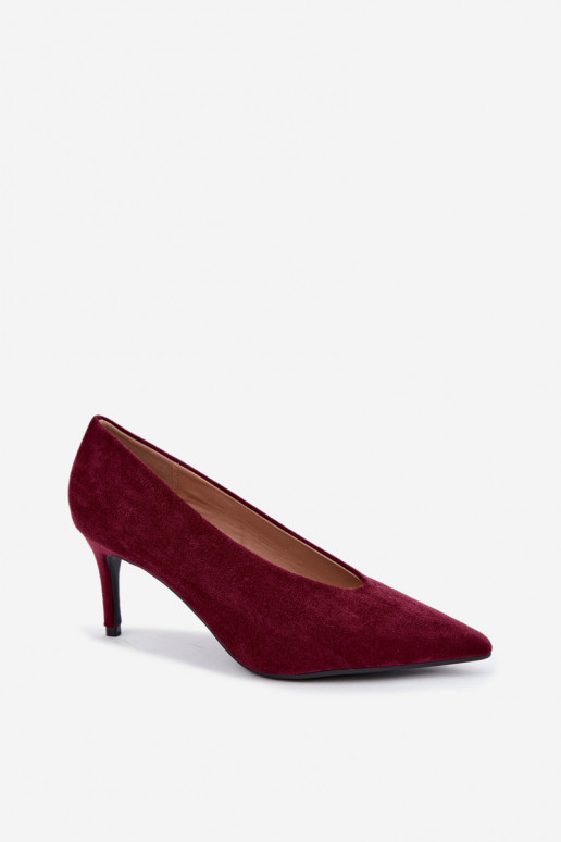 scarpe in camoscio da donna in bordeaux Brenya