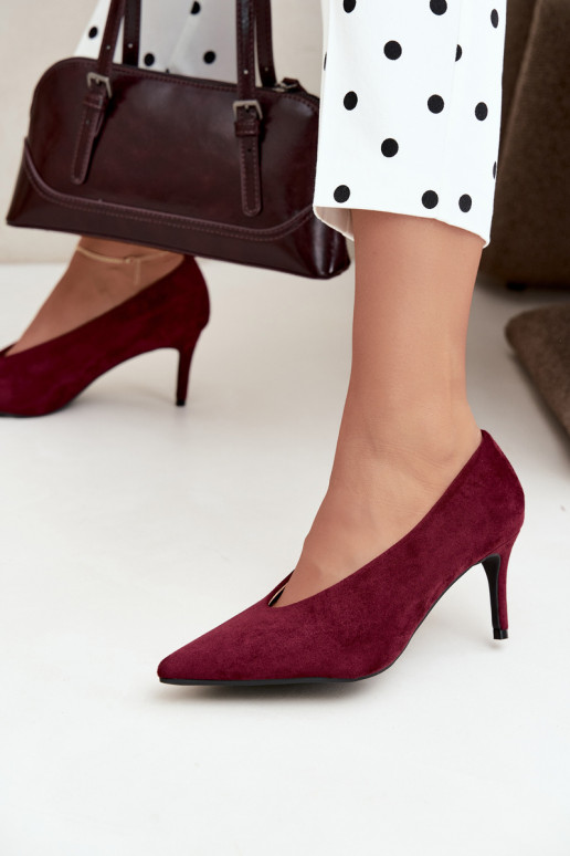 scarpe in camoscio da donna in bordeaux Brenya