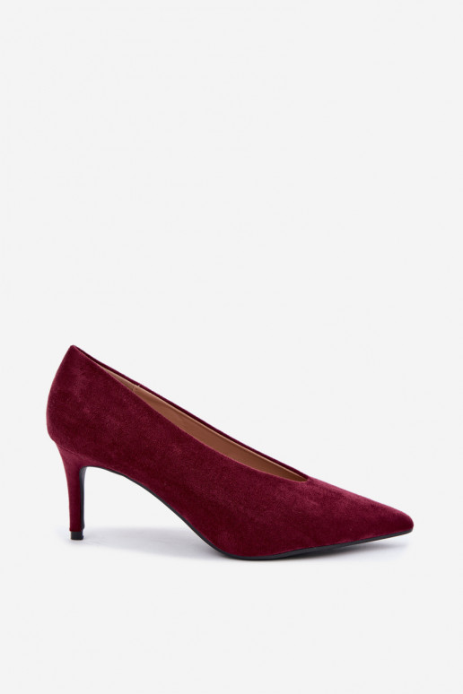 scarpe in camoscio da donna in bordeaux Brenya