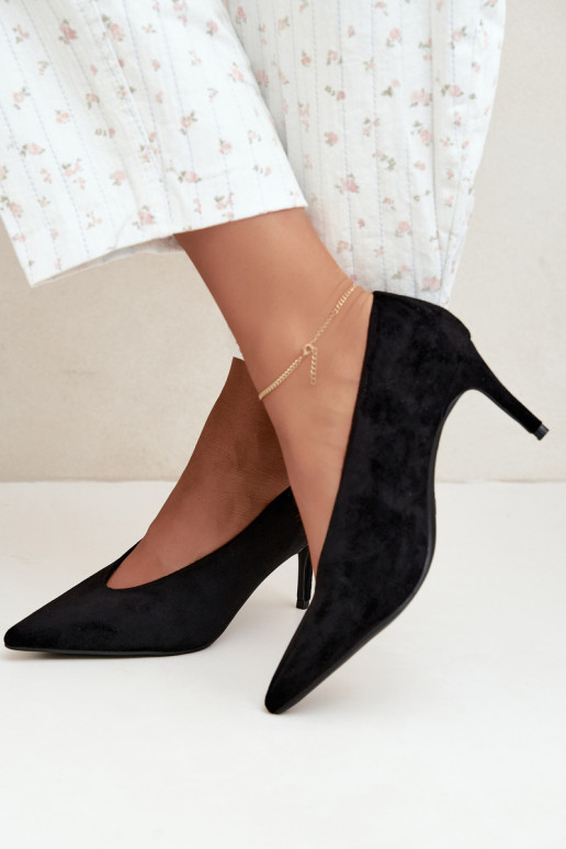scarpe in camoscio da donna in nero Brenya