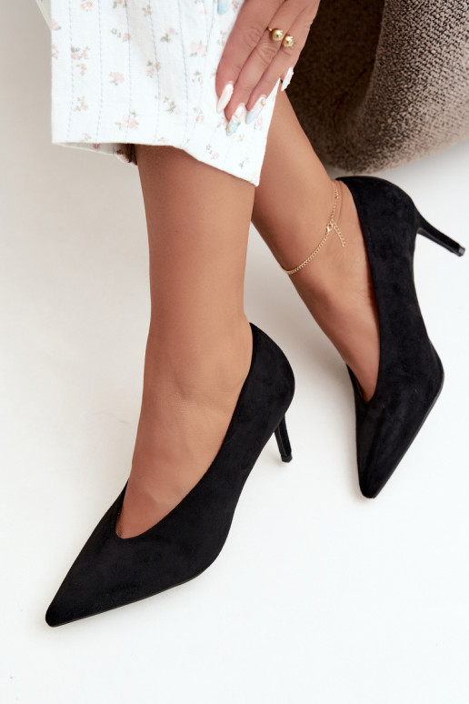 scarpe in camoscio da donna in nero Brenya