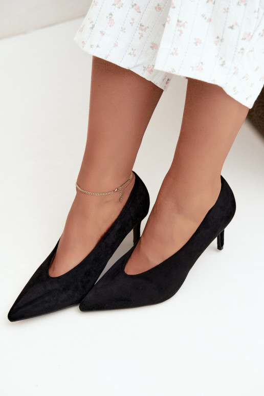scarpe in camoscio da donna in nero Brenya