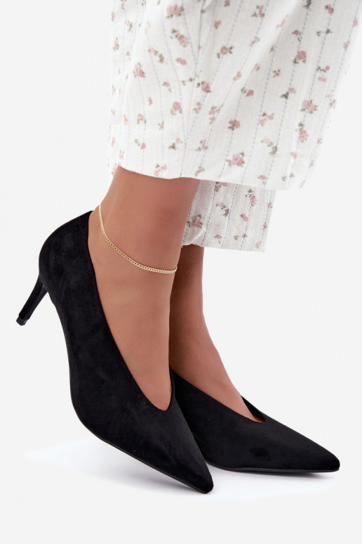 scarpe in camoscio da donna in nero Brenya