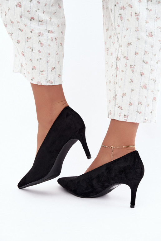 scarpe in camoscio da donna in nero Brenya