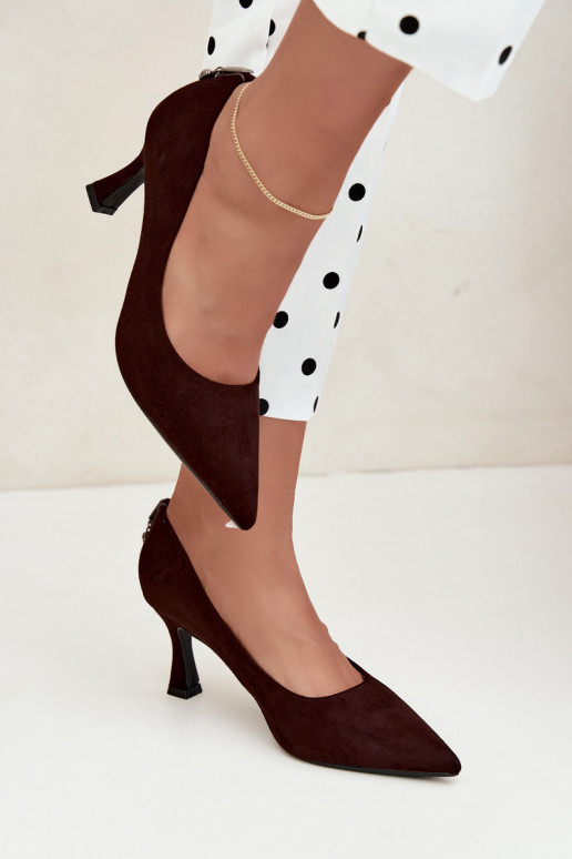 scarpe con tacco Klepsydra Vinceza 62330 in marrone