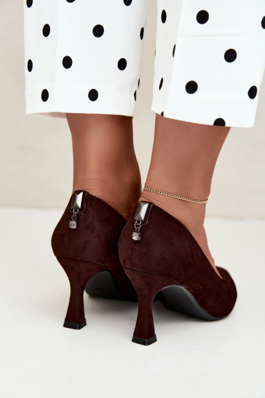 scarpe con tacco Klepsydra Vinceza 62330 in marrone