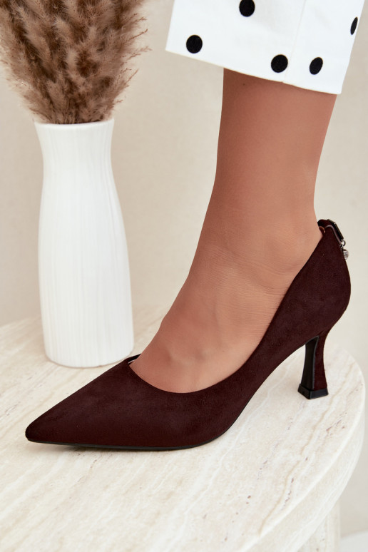 scarpe con tacco Klepsydra Vinceza 62330 in marrone