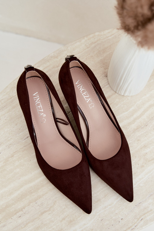 scarpe con tacco Klepsydra Vinceza 62330 in marrone