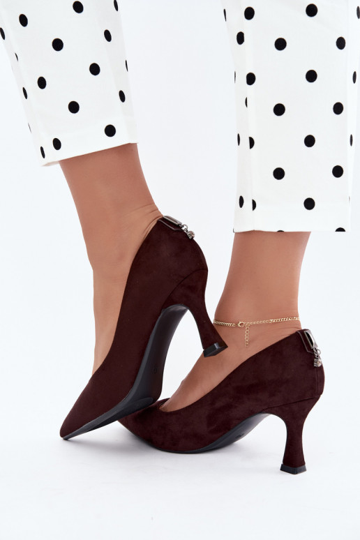scarpe con tacco Klepsydra Vinceza 62330 in marrone