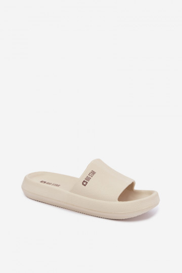 Ciabatte leggere da donna Big Star UU274087 in colore sabbia