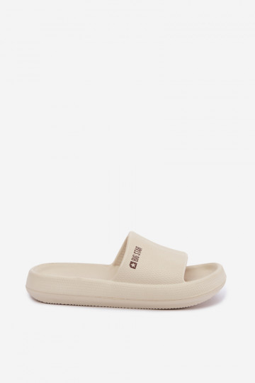 Ciabatte leggere da donna Big Star UU274087 in colore sabbia 2