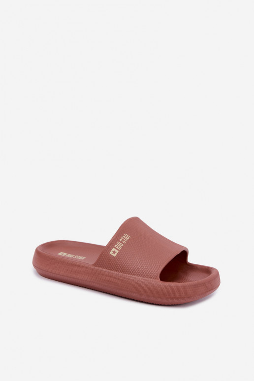 Ciabatte leggere da donna Big Star UU274088 in colore marrone
