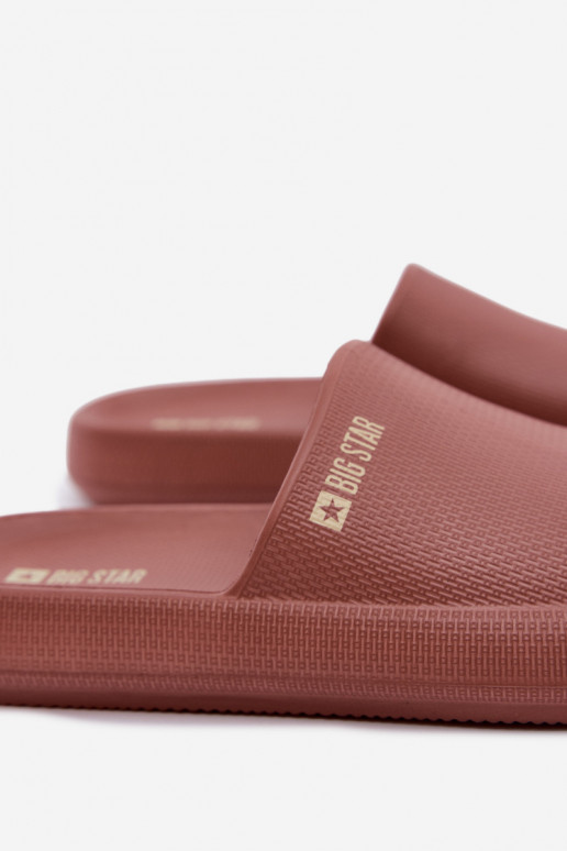 Ciabatte leggere da donna Big Star UU274088 in colore marrone