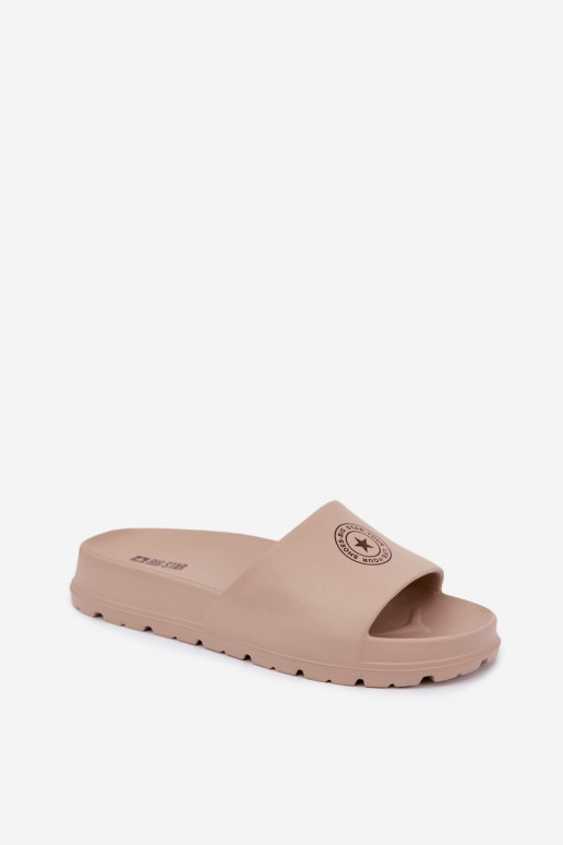 Ciabatte leggere da donna Big Star UU274074 in colore sabbia