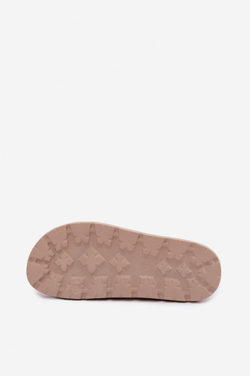 Ciabatte leggere da donna Big Star UU274074 in colore sabbia