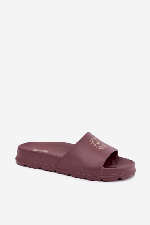 Ciabatte leggere da donna Big Star UU274075 in colore marrone