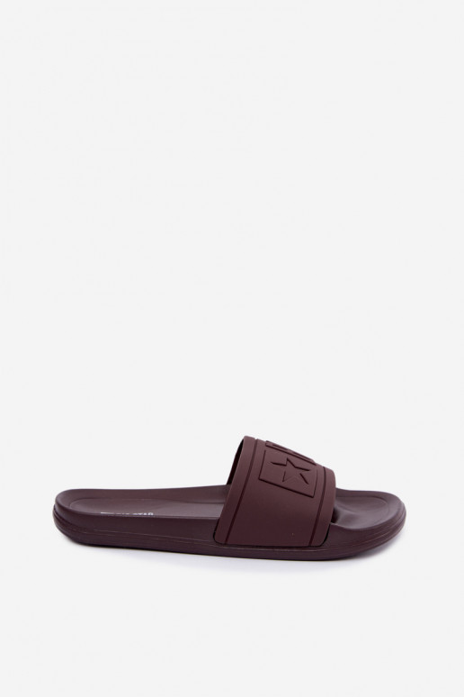 Ciabatte da donna Big Star UU274072 in colore cioccolato
