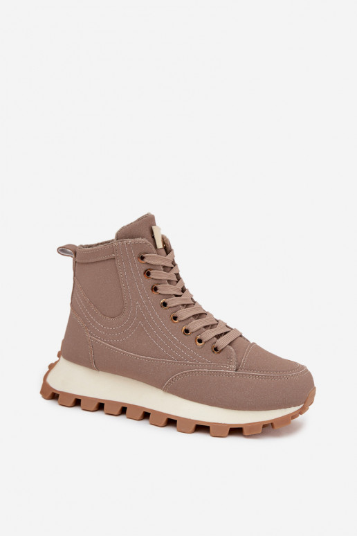Scarpe isolate da donna su piattaforma Tai turirivira beige