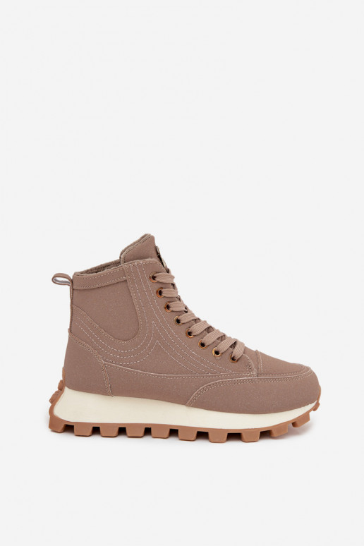 Scarpe isolate da donna su piattaforma Tai turirivira beige