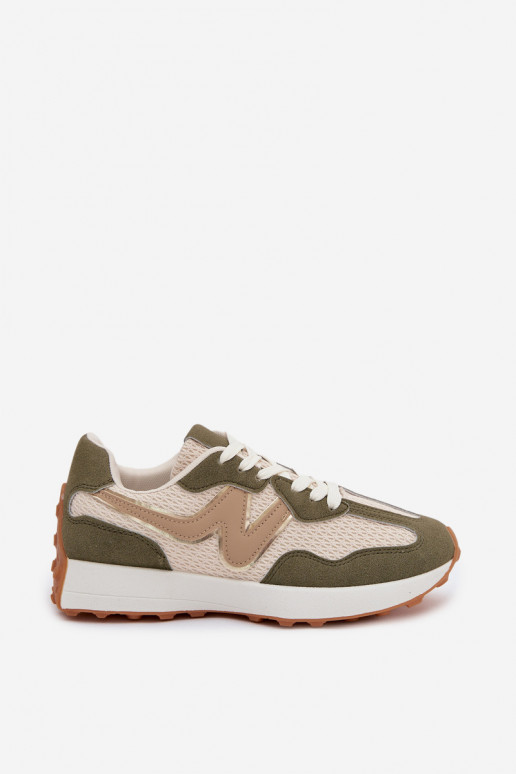 Sneakers verdi con piattaforma Janelora