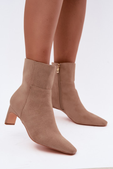 ankle boots da donna con tacco in sabbia Rileya 2
