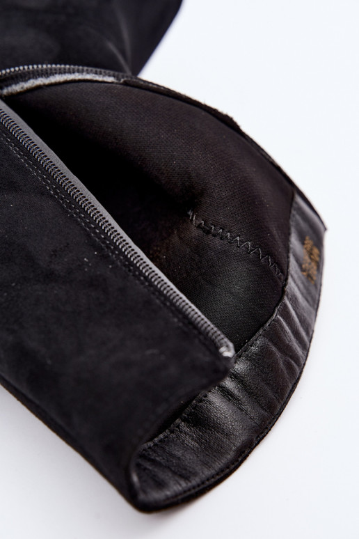 ankle boots da donna con tacco in nero Rileya